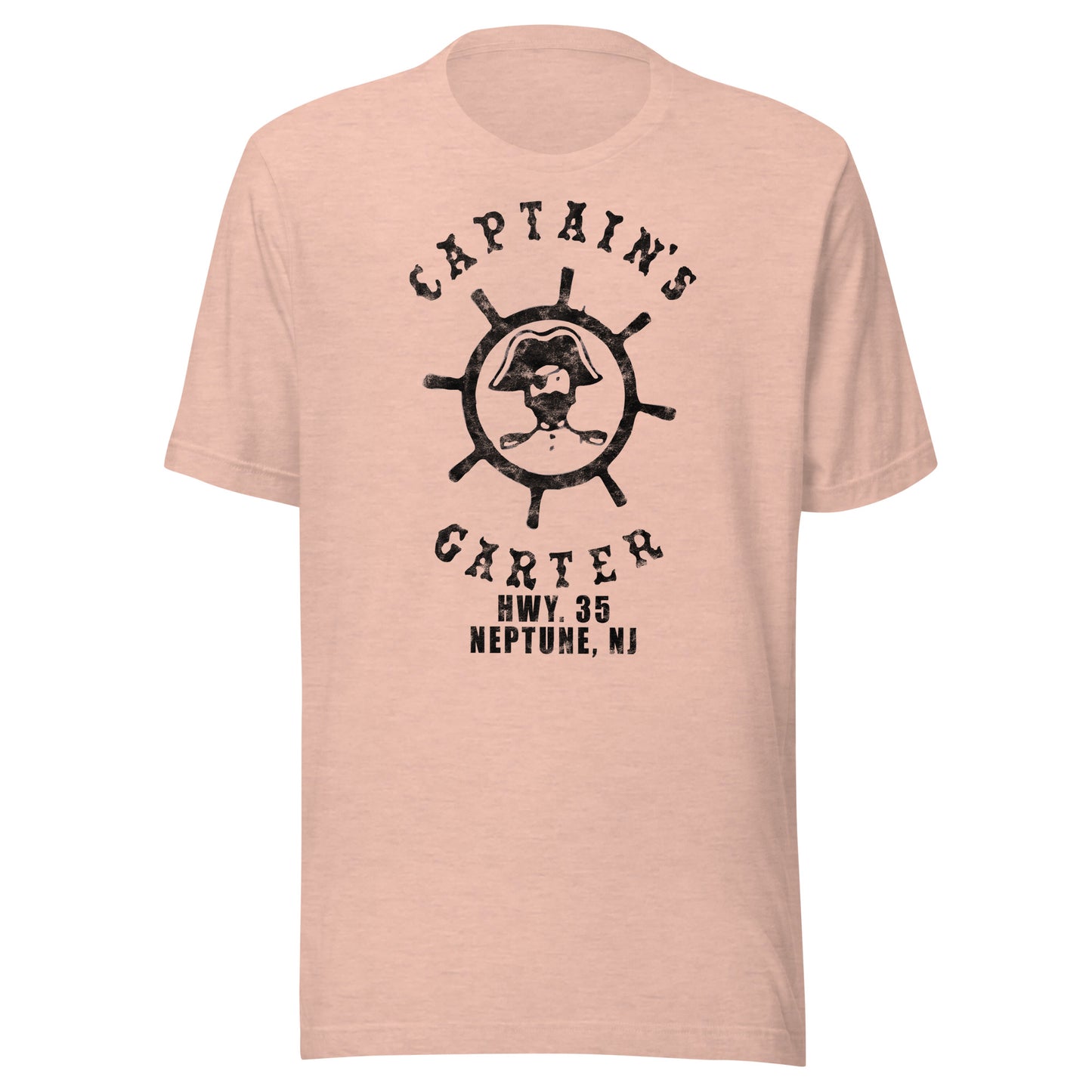 Captain's Garter - NEPTUNE - Unisex t-shirt Heather Prism Peach