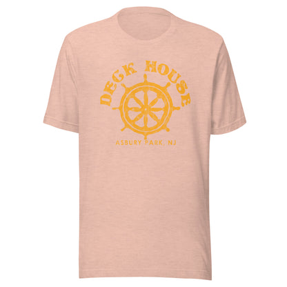 Deck House - ASBURY PARK - Unisex t-shirt Heather Prism Peach