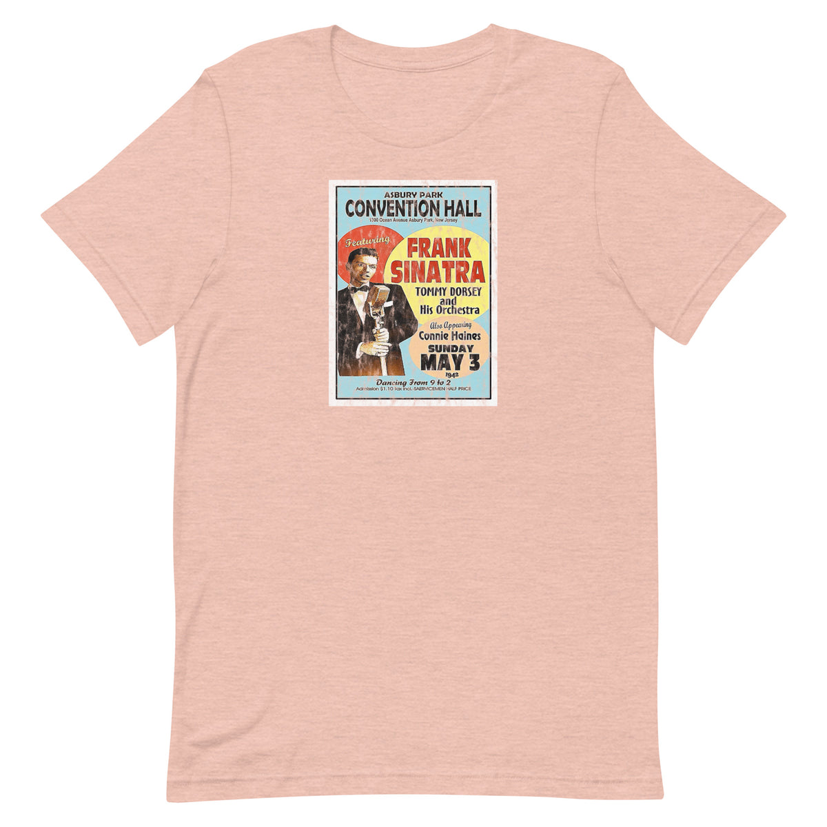 Sinatra at Convention Hall - ASBURY PARK - Unisex t-shirt