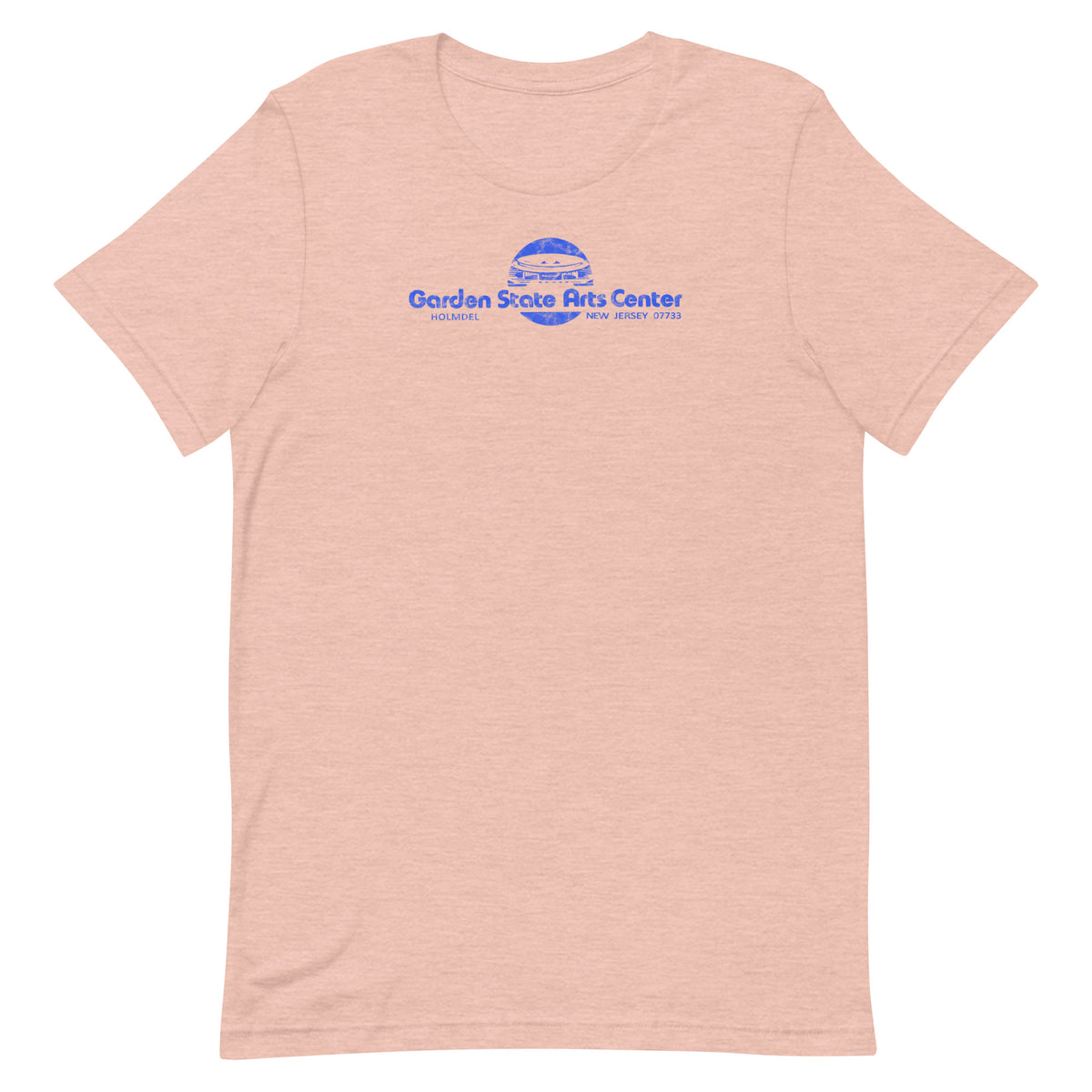 Garden State Arts Center - HOLMDEL - Unisex t-shirt Heather Prism Peach L