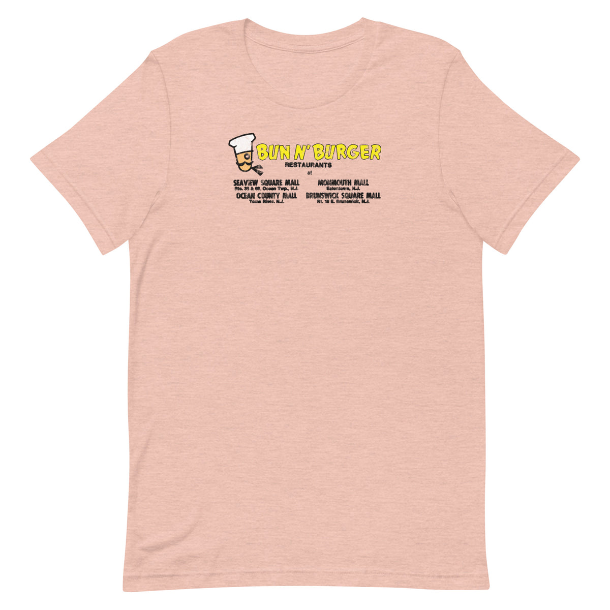 Bun N' Burger - EATONTOWN / OCEAN / TOMS RIVER - Unisex t-shirt
