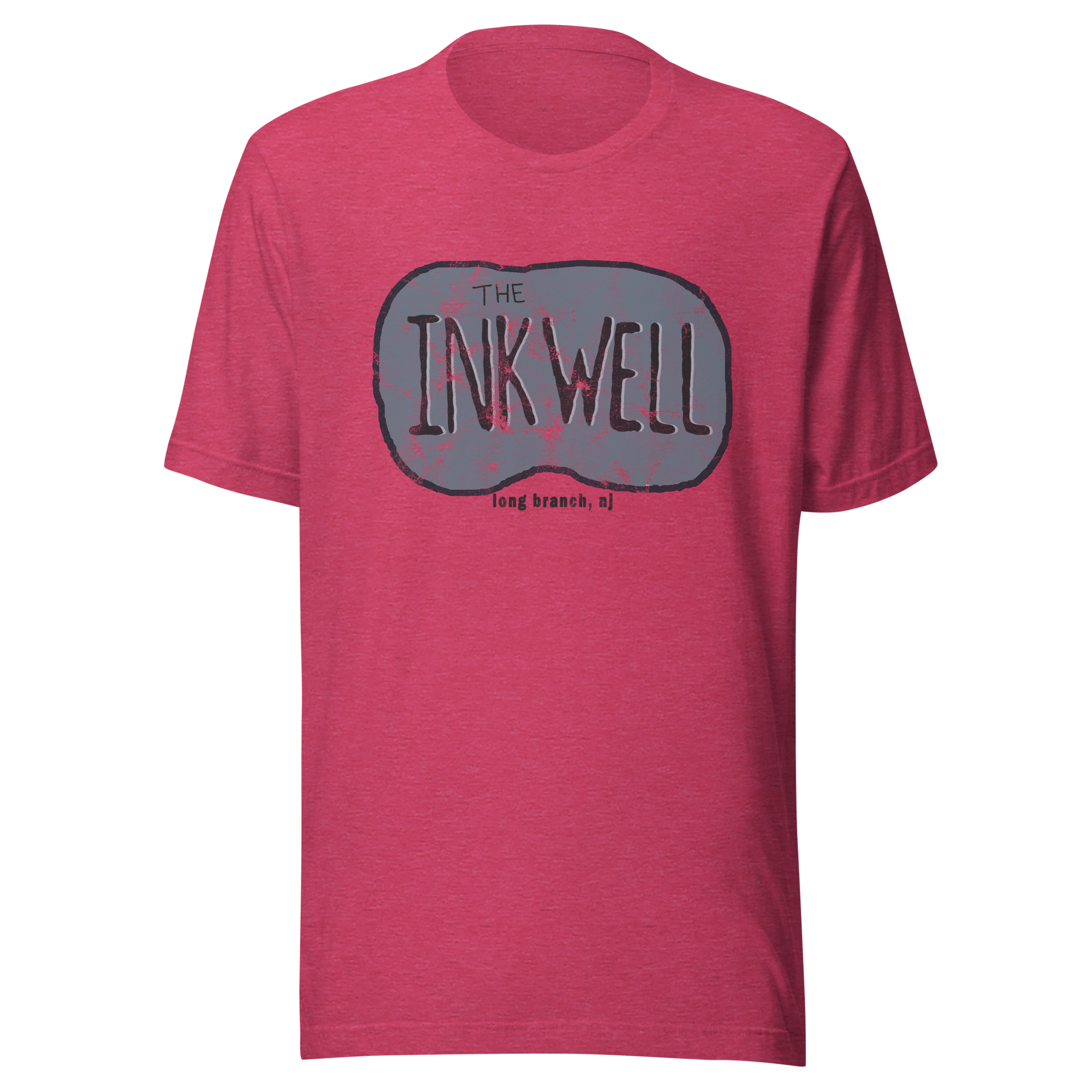 The Inkwell - LONG BRANCH - Unisex t-shirt Heather Raspberry