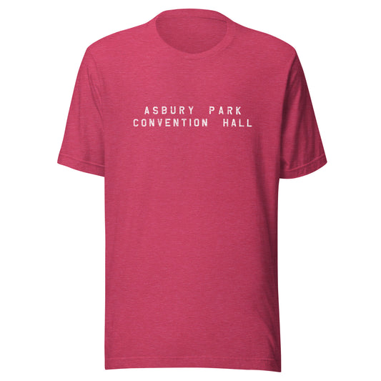 Convention Hall - ASBURY PARK - Unisex t-shirt Heather Raspberry