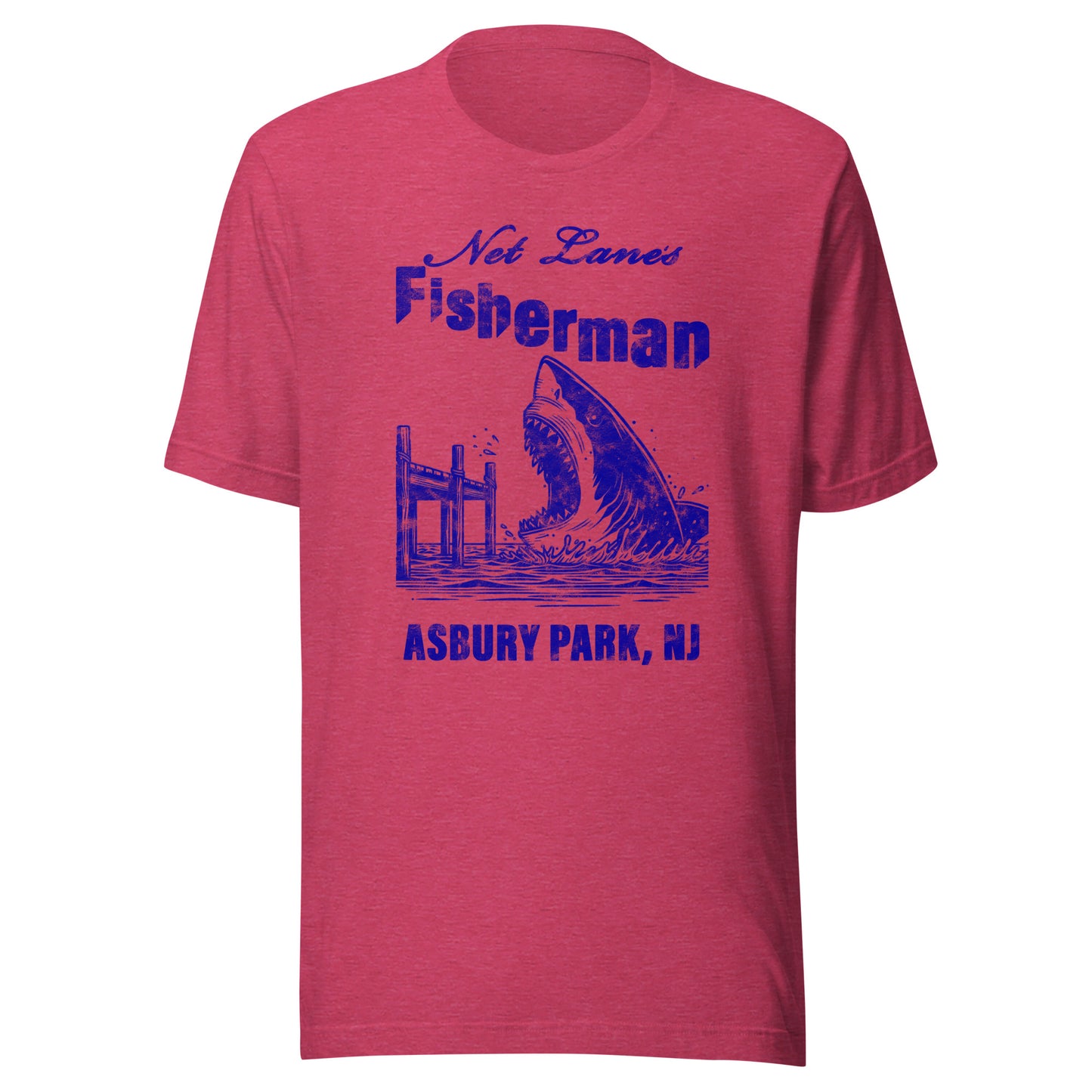 Net Lane's Fisherman - ASBURY PARK - Unisex t-shirt Heather Raspberry