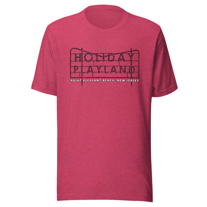 Holiday Playland - POINT PLEASANT BEACH - Unisex t-shirt Heather Raspberry