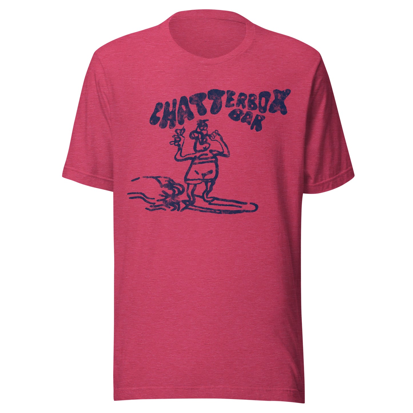 The Original Chatterbox Bar - SEASIDE HEIGHTS - Unisex t-shirt Heather Raspberry