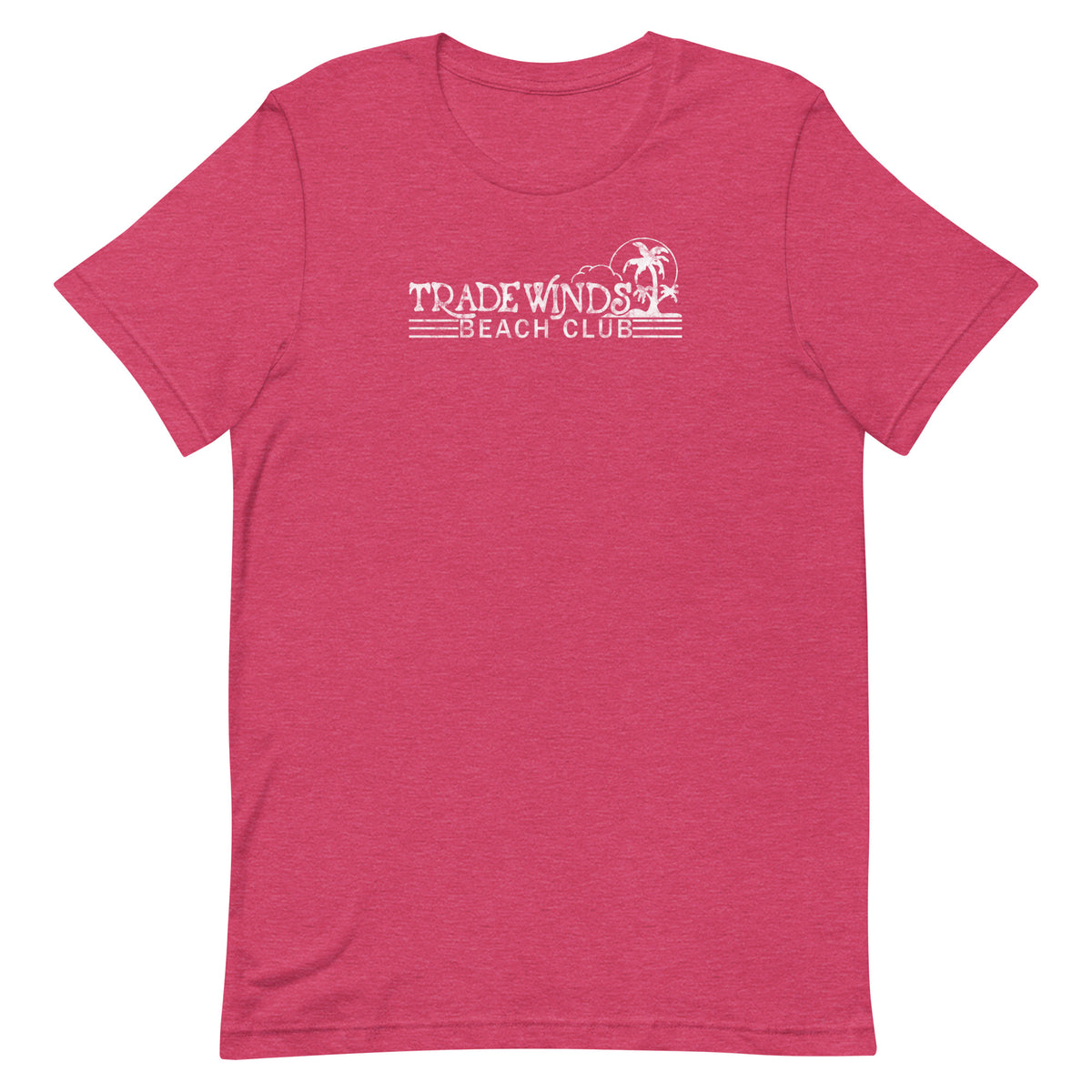 Tradewinds Beach Club - SEA BRIGHT - Unisex t-shirt Heather Raspberry