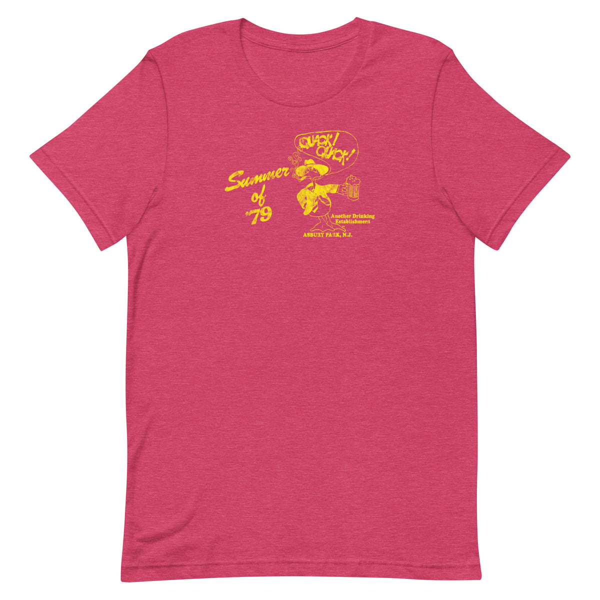 Quack Quack / Summer of '79 - ASBURY PARK - Unisex t-shirt Heather Raspberry