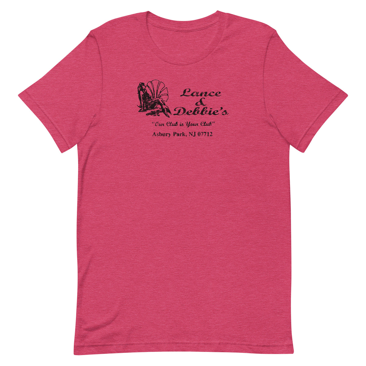 Lance & Debbie's - ASBURY PARK - Unisex t-shirt Heather Raspberry
