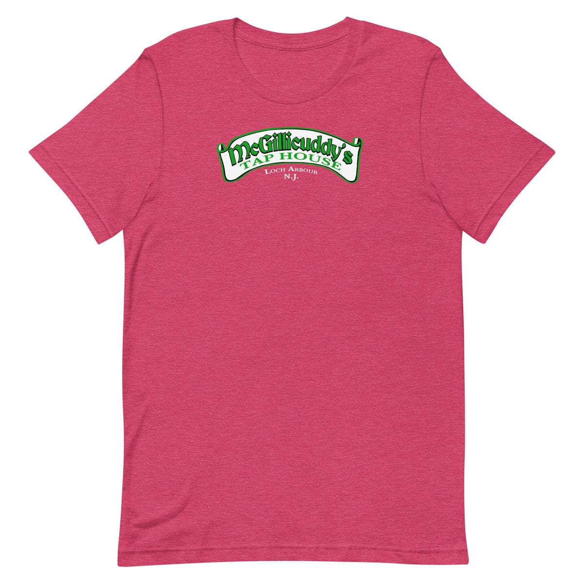 McGillicuddy's Tap House - LOCH ARBOUR - Unisex t-shirt Heather Raspberry