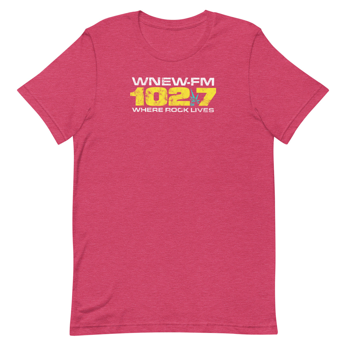 WNEW FM 102.7 Where Rock Lives - NEW YORK / NEW JERSEY / CONNECTICUT - Unisex t-shirt