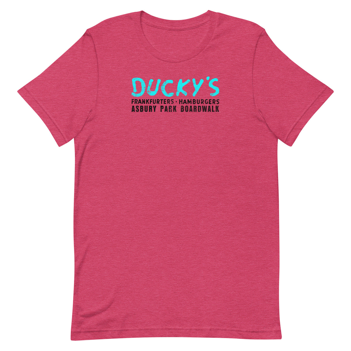 Ducky's - ASBURY PARK - Unisex t-shirt Heather Raspberry