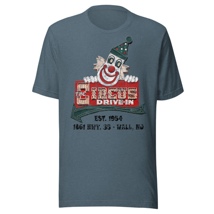 The Circus Drive-In - WALL - Short sleeve t-shirt Heather Slate