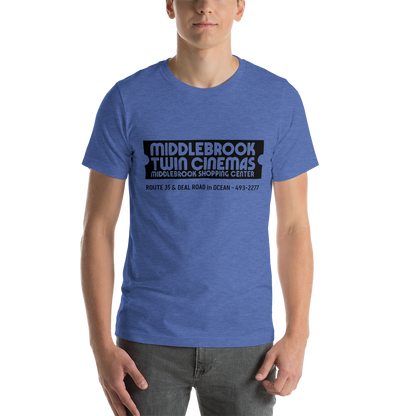 Middlebrook Twin Cinema - OCEAN - Unisex t-shirt Heather True Royal