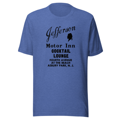 The Jefferson Inn - ASBURY PARK - Unisex t-shirt Heather True Royal