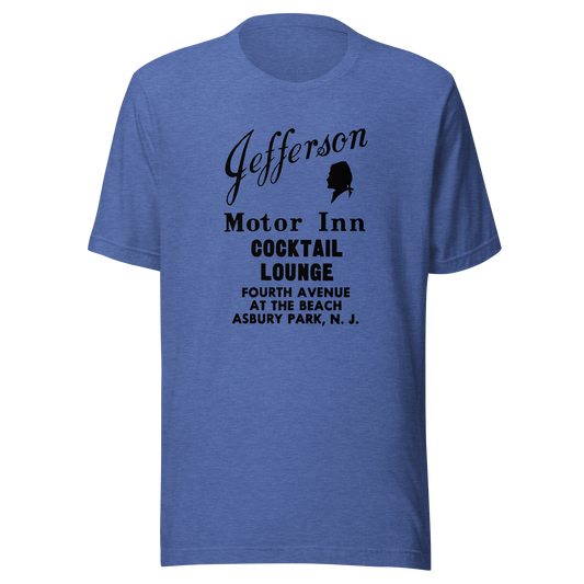 The Jefferson Inn - ASBURY PARK - Unisex t-shirt Heather True Royal