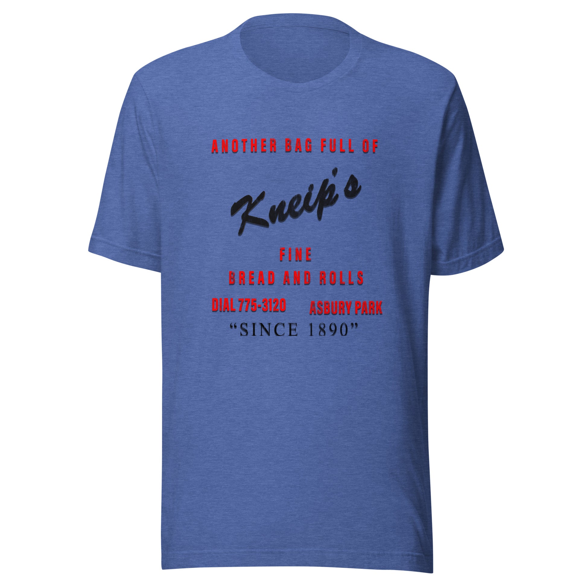 Kneip's Rolls - ASBURY PARK - Unisex t-shirt Heather True Royal