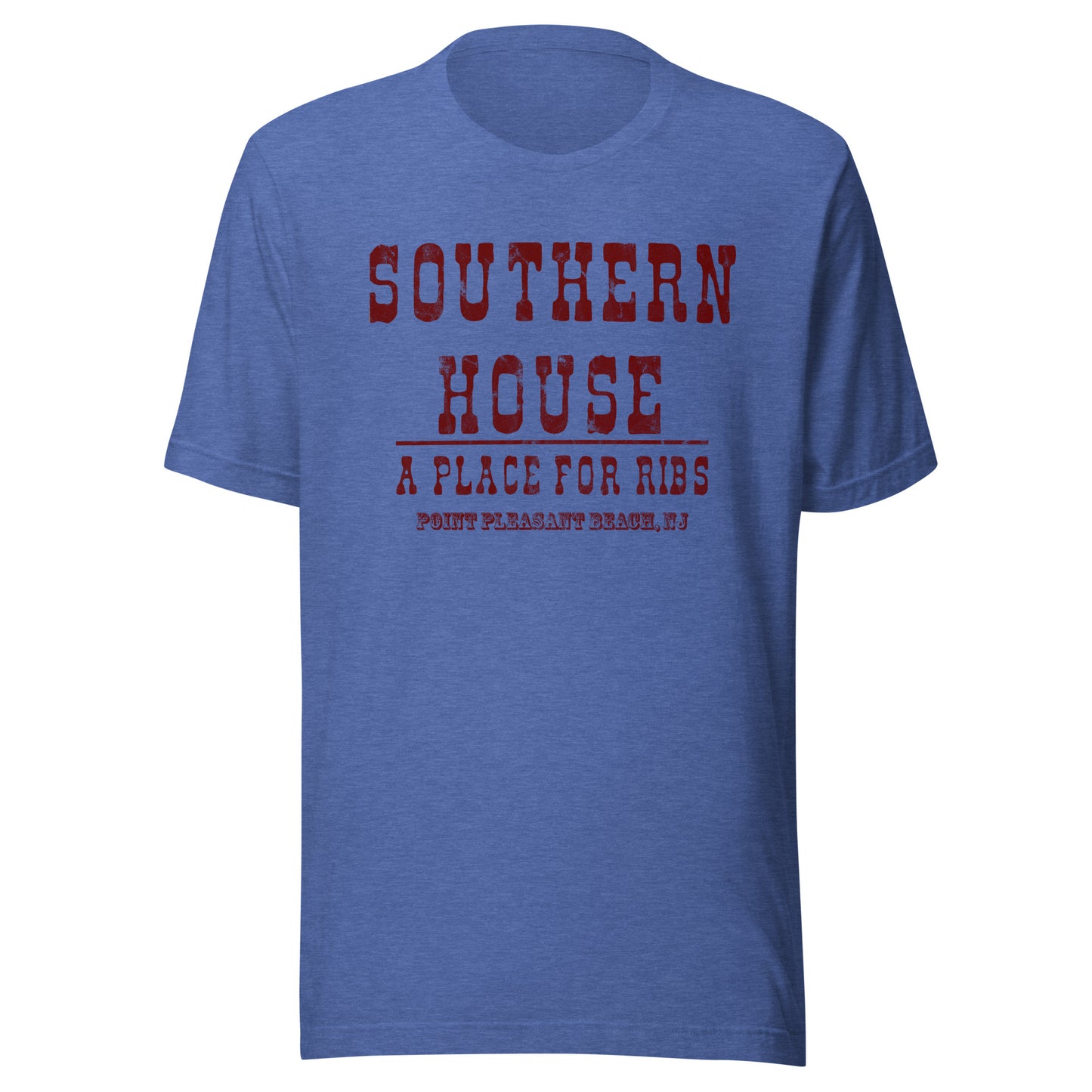 Southern House - POINT PLEASANT BEACH - Unisex t-shirt Heather True Royal