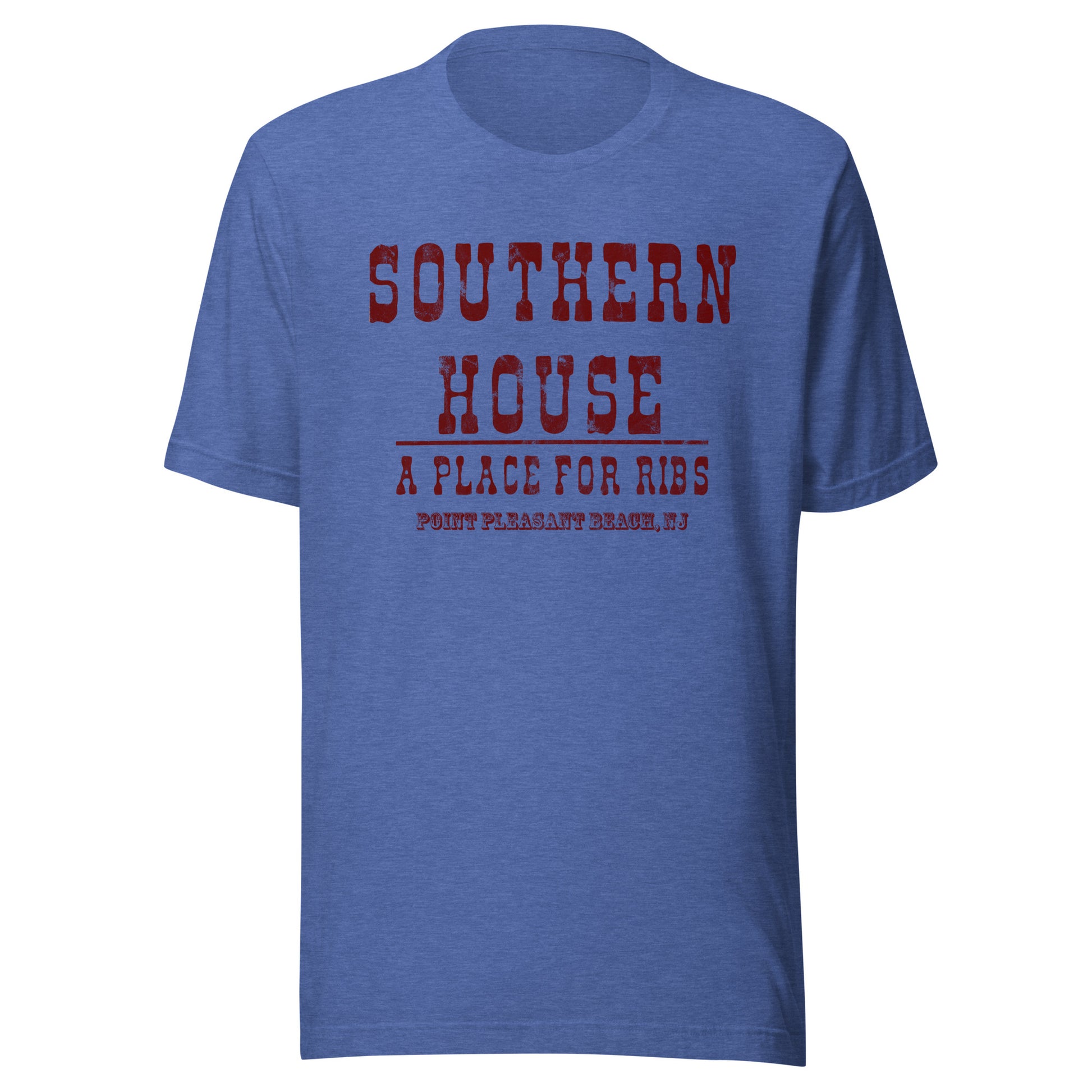 Southern House - POINT PLEASANT BEACH - Unisex t-shirt Heather True Royal