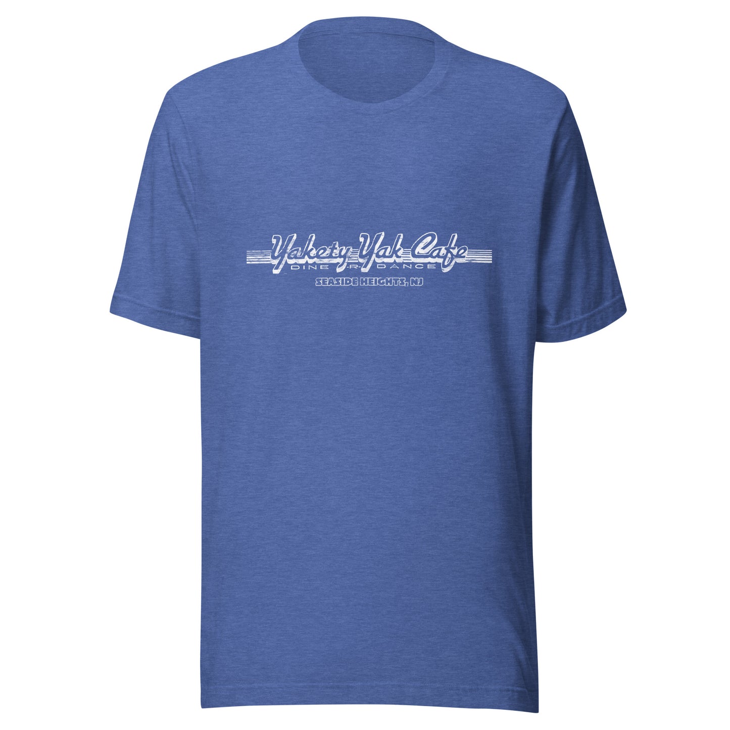 Yakety Yak Cafe - SEASIDE HEIGHTS - Unisex t-shirt Heather True Royal