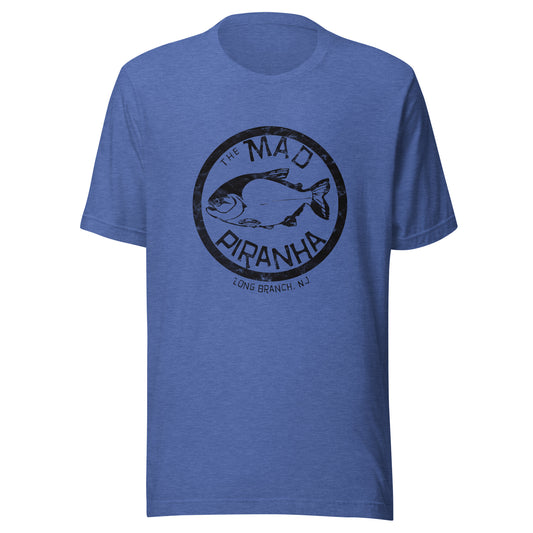 The Mad Piranha - LONG BRANCH - Unisex t-shirt Heather True Royal