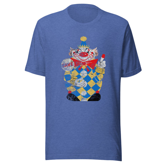 Calico The Evil Clown / Food Circus - MIDDLETOWN - Unisex t-shirt Heather True Royal