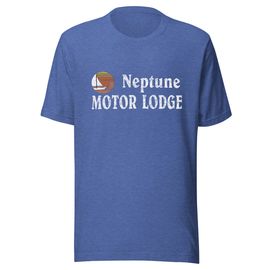 Neptune Motor Lodge - NEPTUNE - Unisex t-shirt Heather True Royal