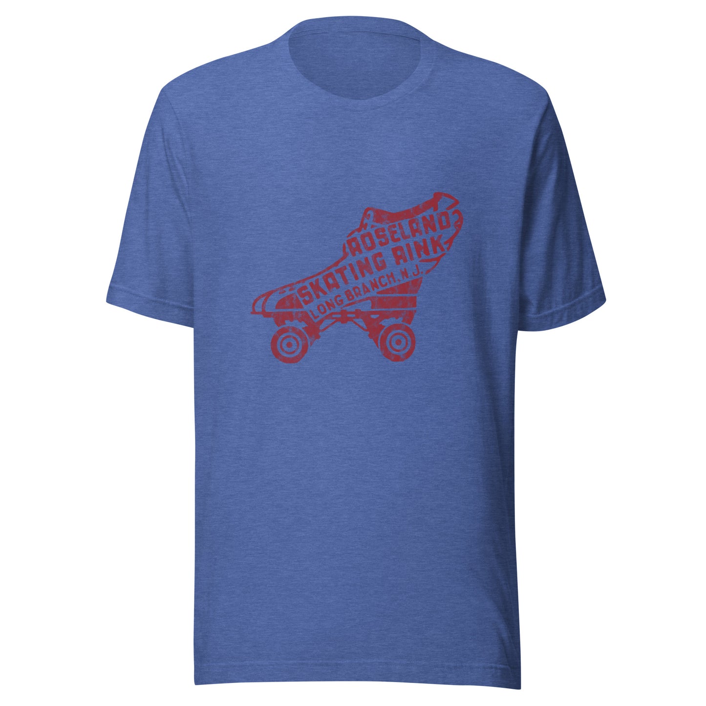 Roseland Skating Rink - LONG BRANCH - Unisex t-shirt Heather True Royal