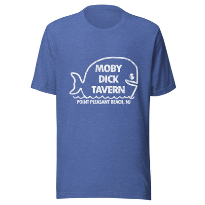 MOBY DICK TAVERN - POINT PLEASANT BEACH - Unisex t-shirt Heather True Royal