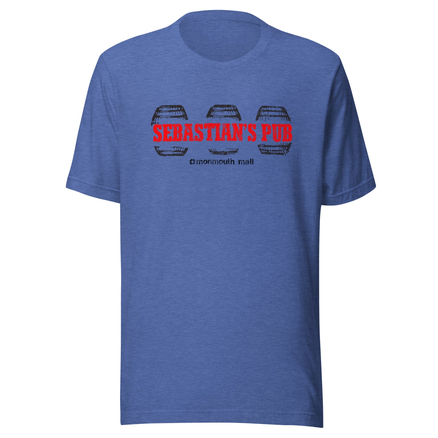 Sebastian's Pub - MONMOUTH MALL / EATONTOWN - Unisex t-shirt Heather True Royal