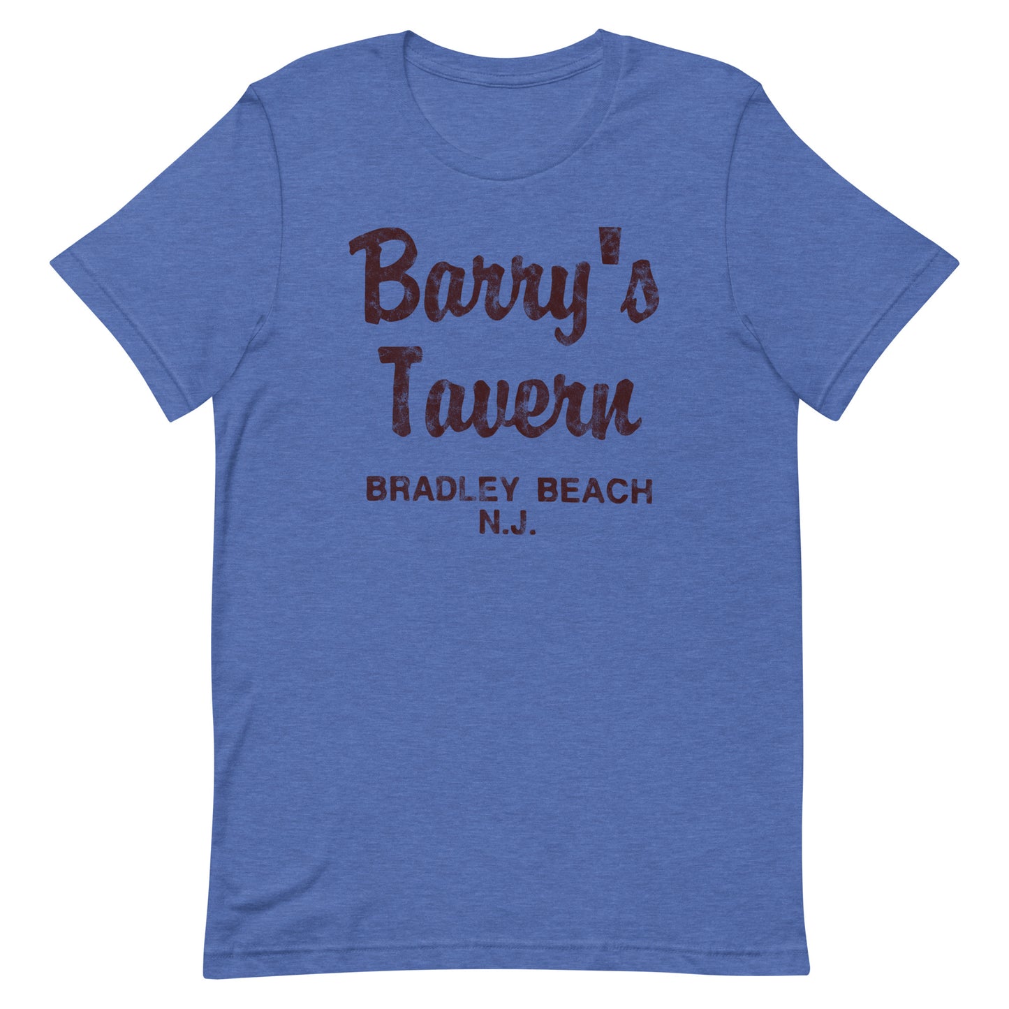 Barry's Tavern - BRADLEY BEACH - Unisex t-shirt Heather True Royal