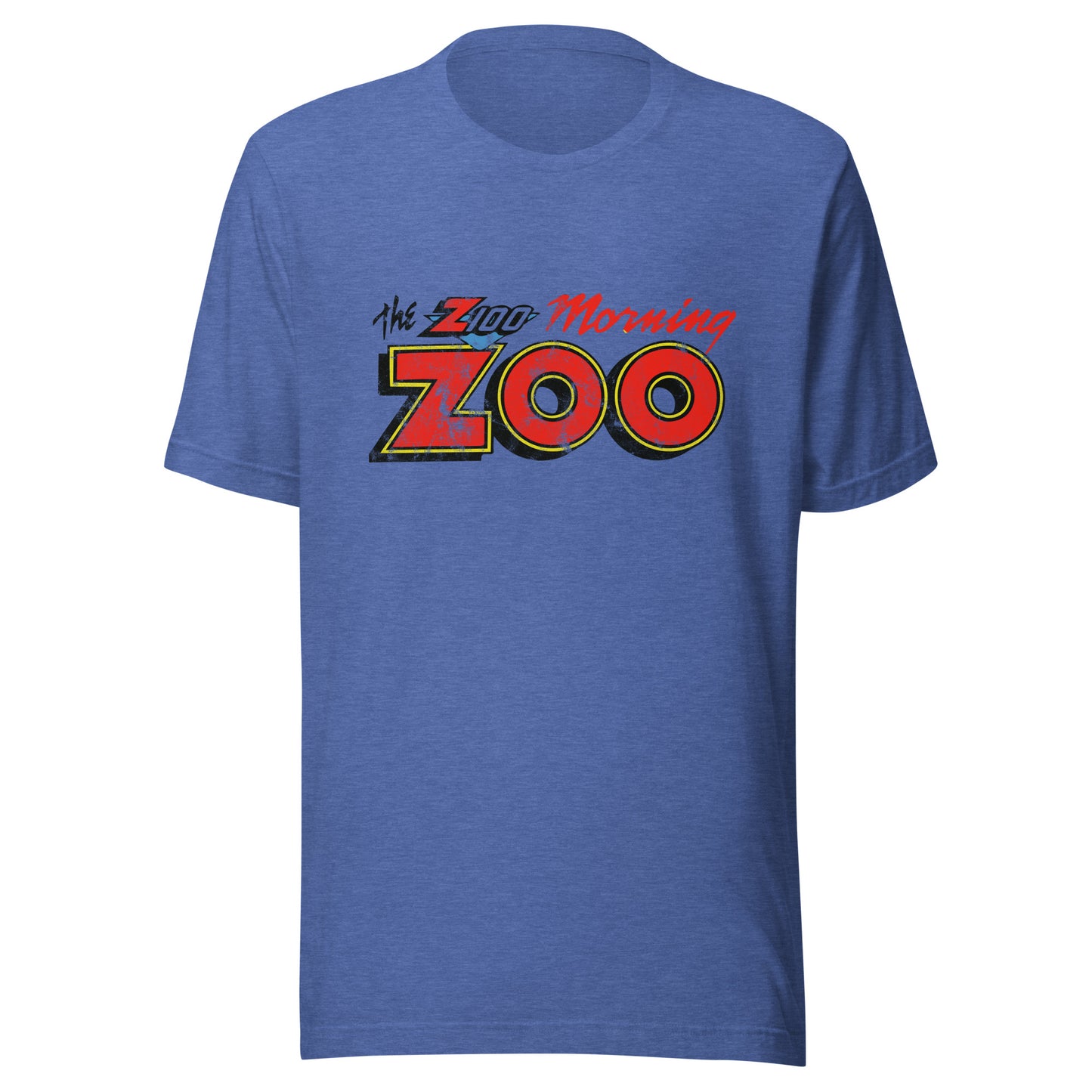 The Z100 Morning Zoo - NEW JERSEY / NEW YORK / CONNECTICUT - Unisex t-shirt Heather True Royal