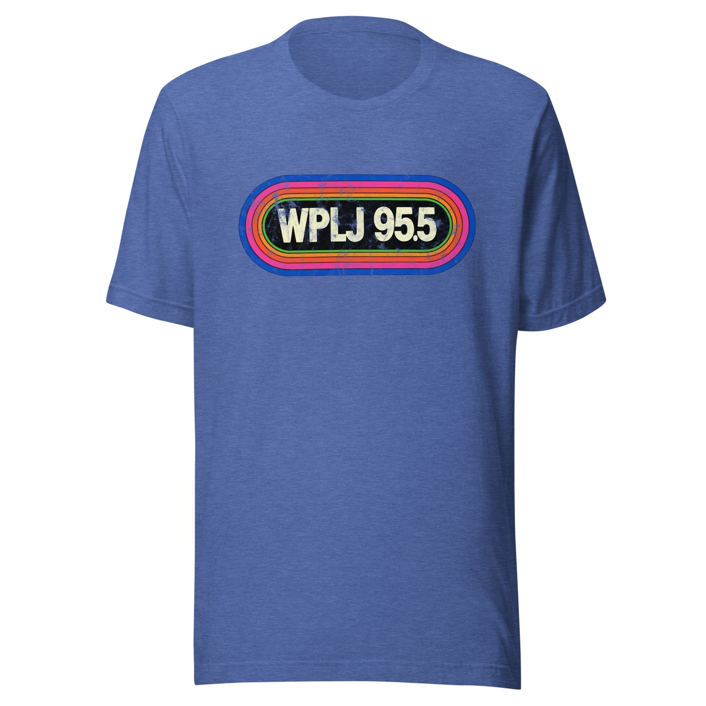 WPLJ 95.5 - NEW JERSEY / NEW YORK / CONNECTICUT - Unisex t-shirt Heather True Royal