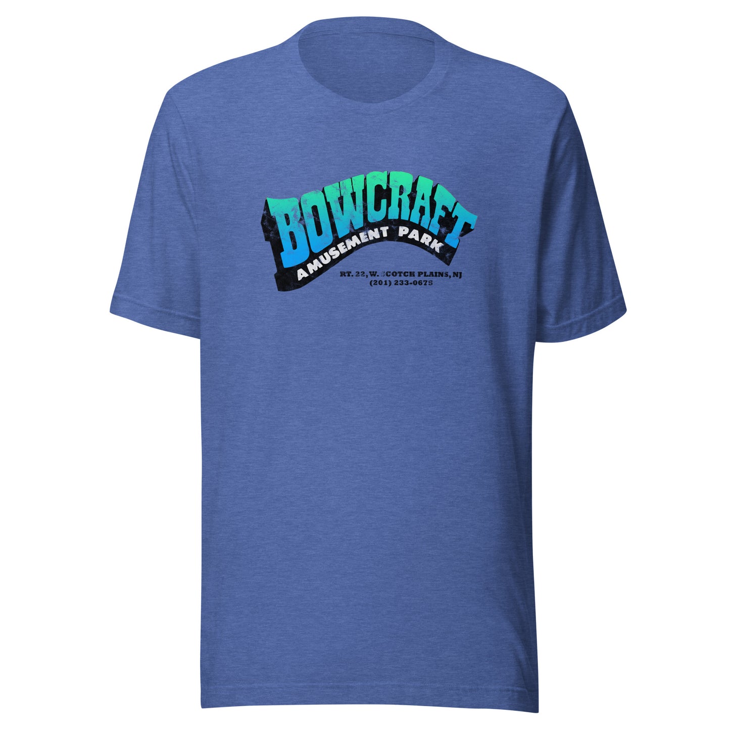 Bowcraft Amusement Park - SCOTCH PLAINS - Unisex t-shirt Heather True Royal