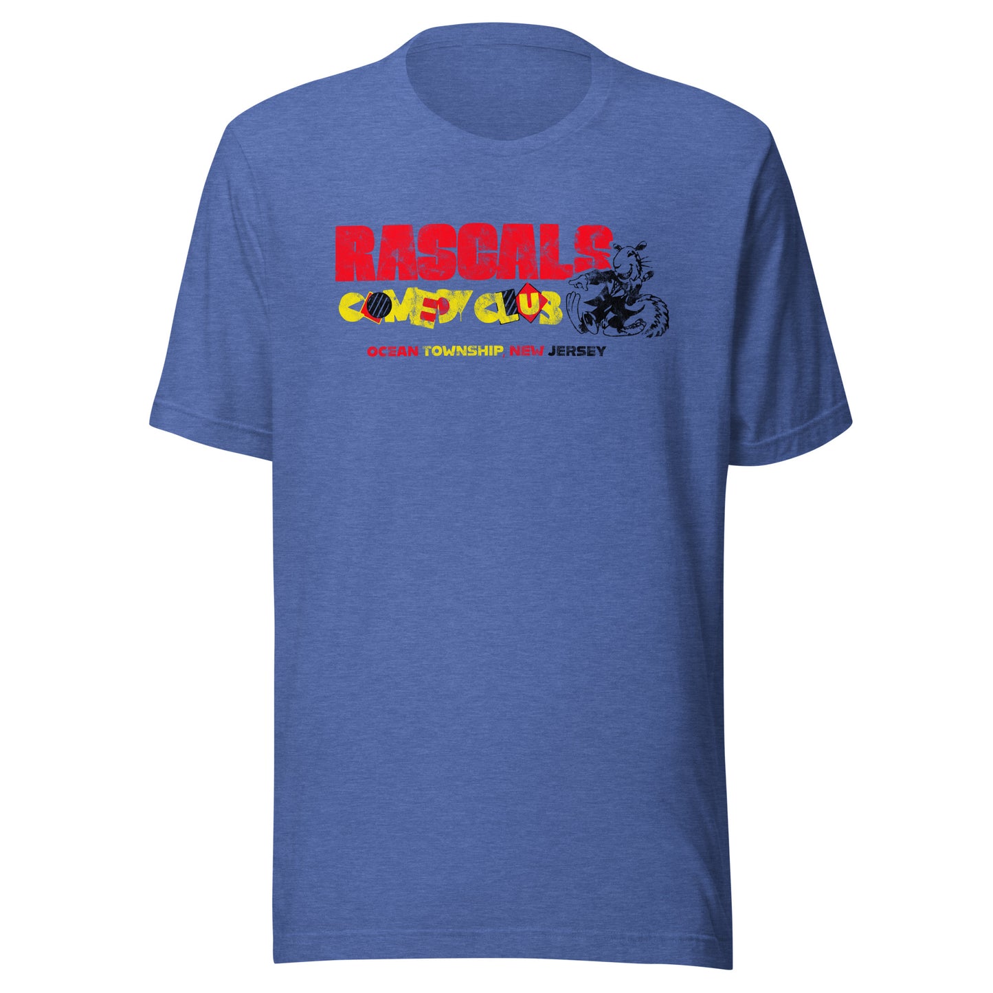 Rascals Comedy Club - OCEAN - Short sleeve t-shirt Heather True Royal