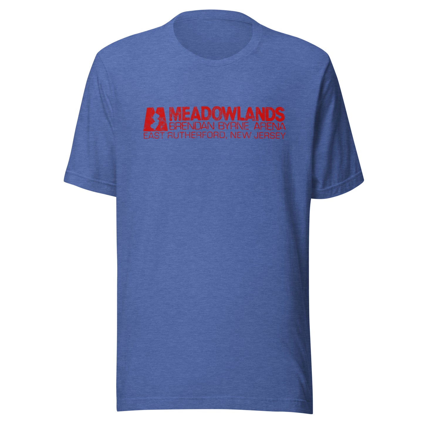 Brendan Byrne Arena - MEADOWLANDS / EAST RUTHERFORD - Unisex t-shirt Heather True Royal