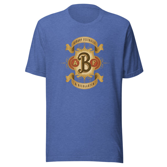 Asbury Festhalle & Biergarten - ASBURY PARK - Unisex t-shirt Heather True Royal