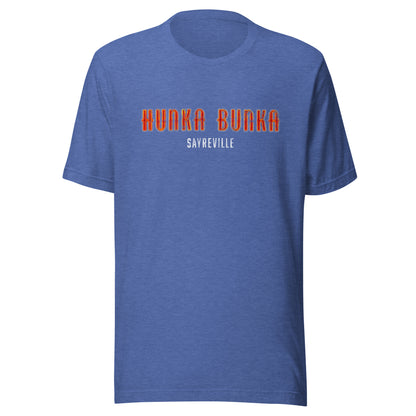 HUNKA BUNKA - SAYREVILLE - Short sleeve t-shirt Heather True Royal