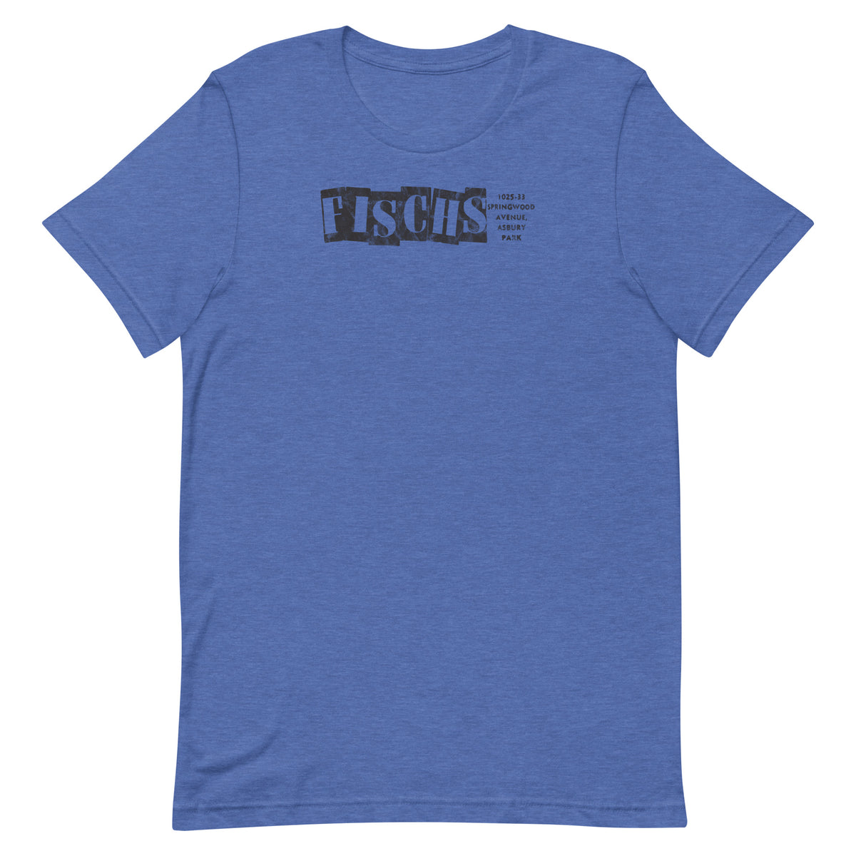 Fisch's - ASBURY PARK - Unisex t-shirt Heather True Royal