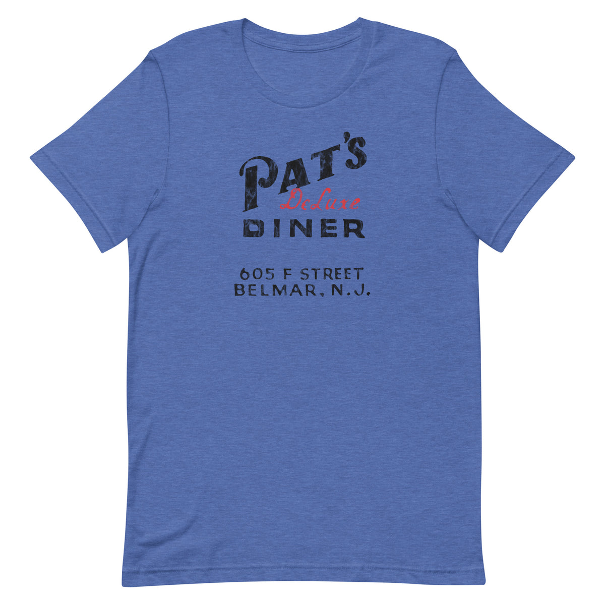 Pat's Diner - BELMAR - Unisex t-shirt Heather True Royal