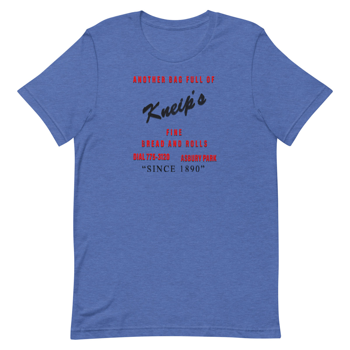 Kneip's Rolls - ASBURY PARK - Unisex t-shirt Heather True Royal
