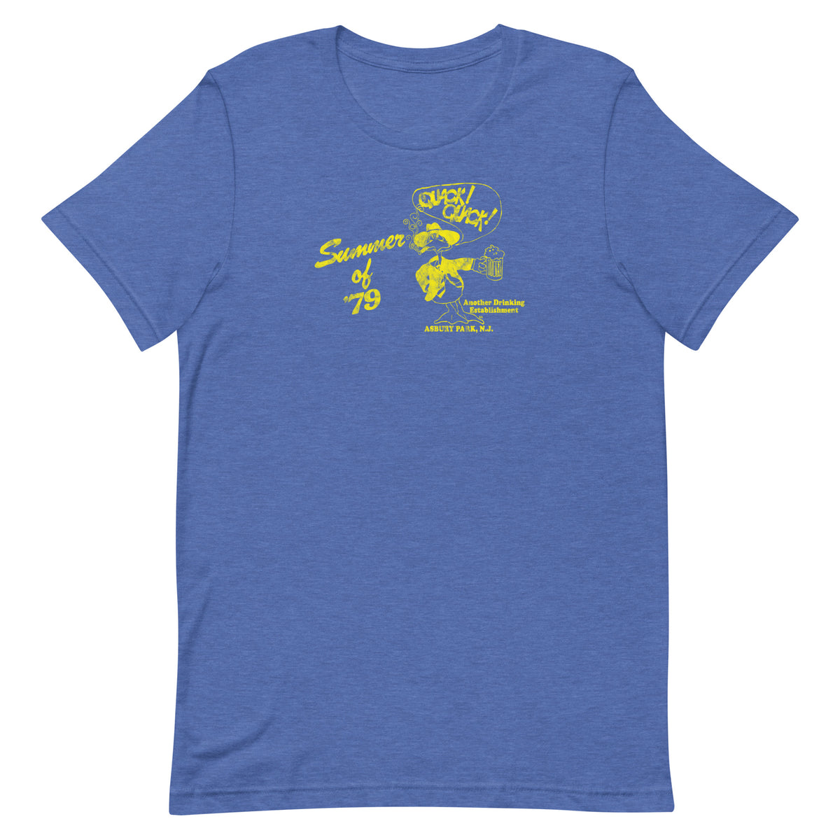 Quack Quack / Summer of '79 - ASBURY PARK - Unisex t-shirt Heather True Royal