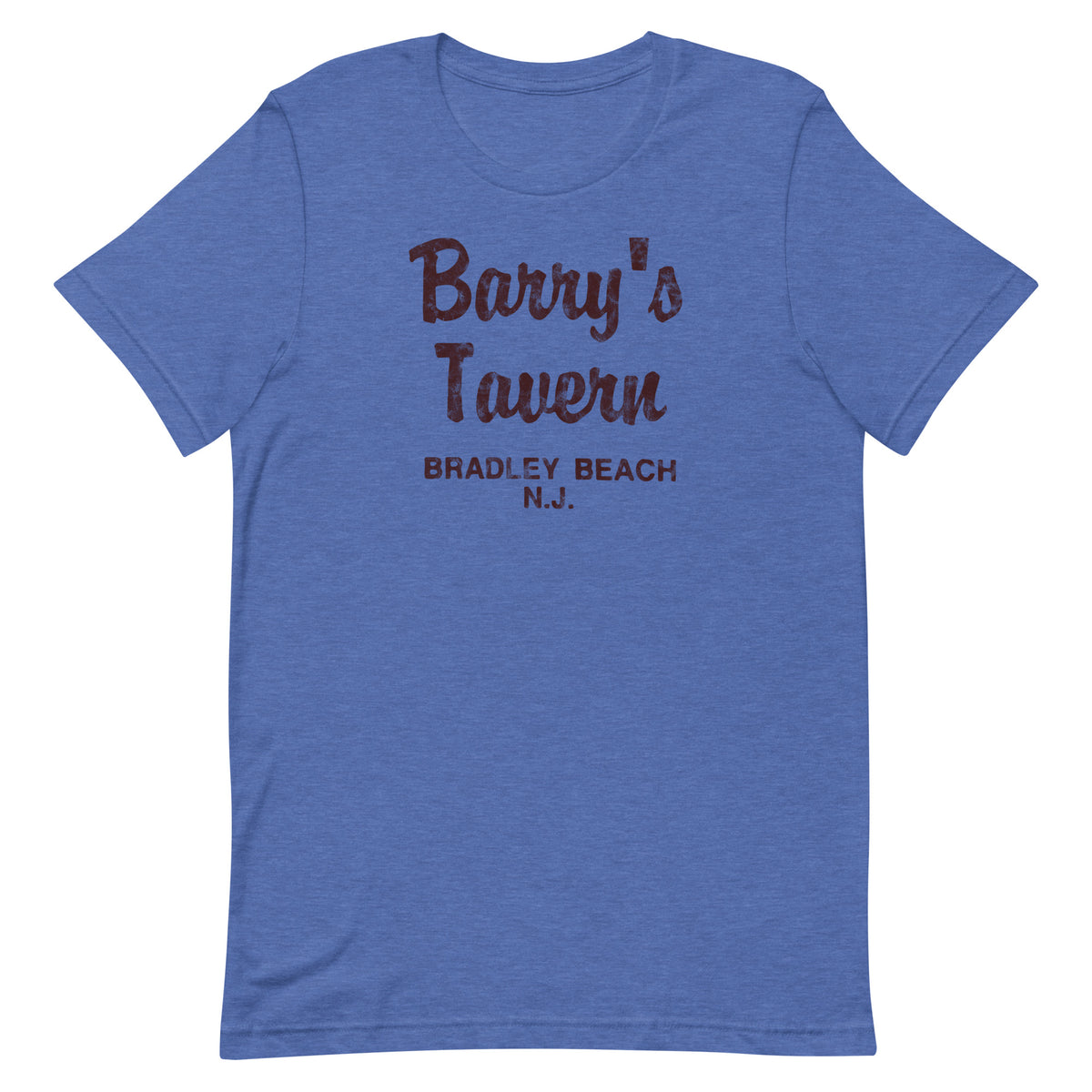 Barry's Tavern - BRADLEY BEACH - Unisex t-shirt Heather True Royal