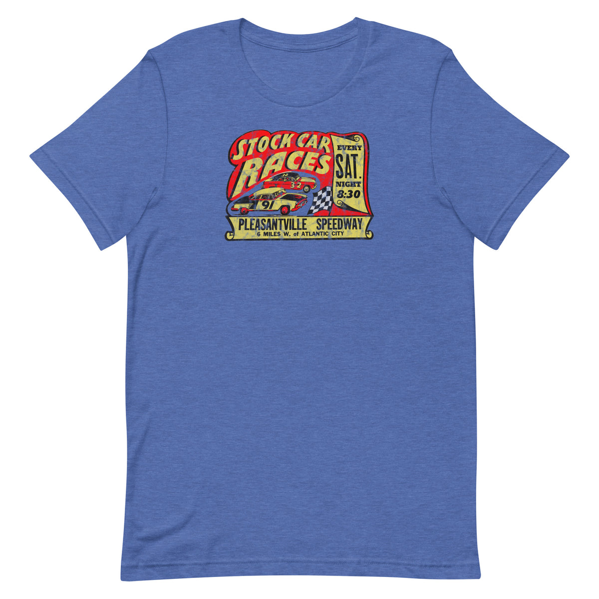 Pleasantville Speedway - PLEASANTVILLE - Unisex t-shirt