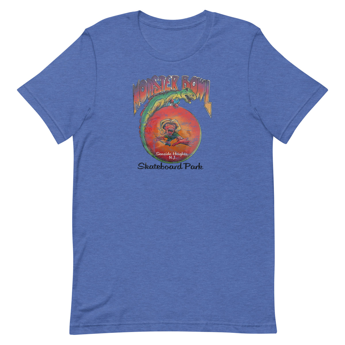 Monster Bowl Skateboard Park - SEASIDE HEIGHTS - Unisex t-shirt
