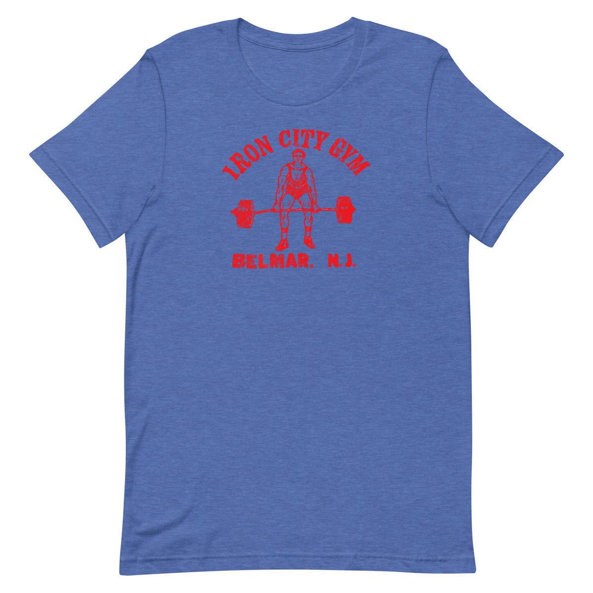 Iron City Gym - BELMAR - Unisex t-shirt Heather True Royal