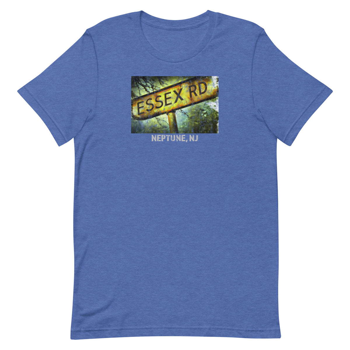 Essex Rd. - NEPTUNE - Unisex t-shirt Heather True Royal