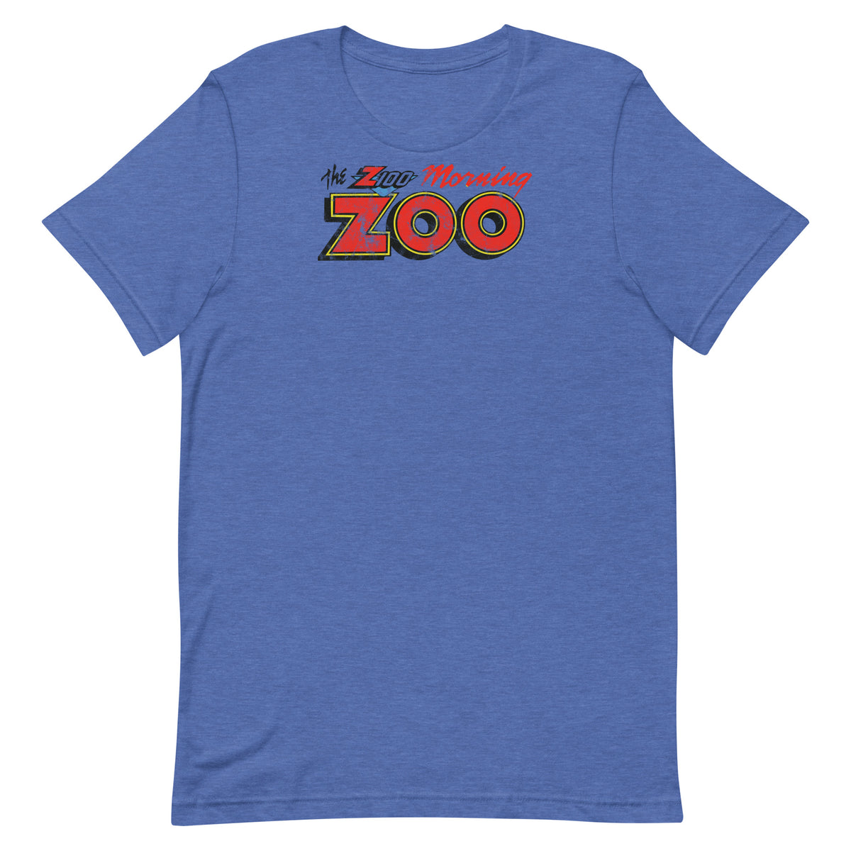 The Z100 Morning Zoo - NEW JERSEY / NEW YORK / CONNECTICUT - Unisex t-shirt Heather True Royal