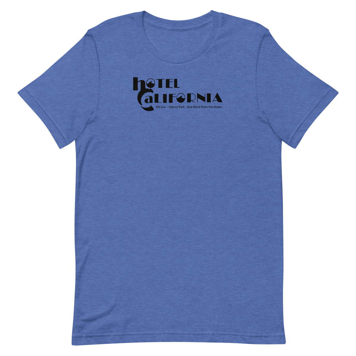 Hotel California - ASBURY PARK - Unisex t-shirt Heather True Royal