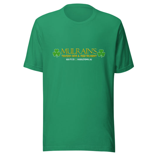 Mulrain's Tavern Bar & Restaurant - MIDDLETOWN - Unisex t-shirt Kelly
